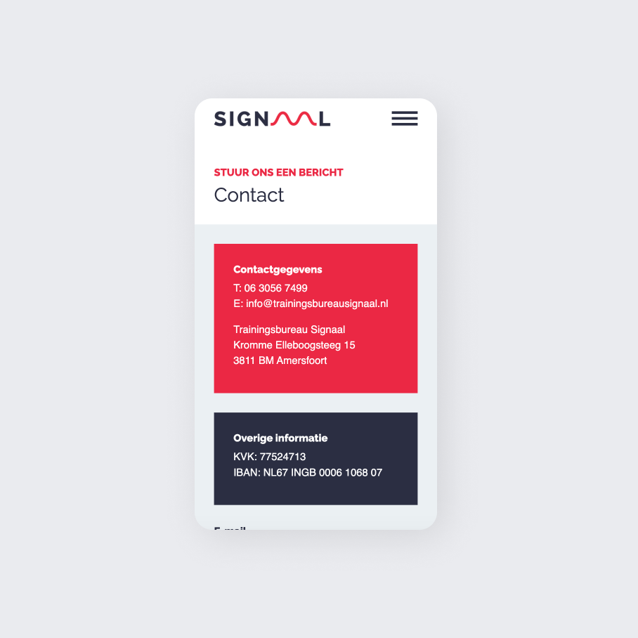 Mobiele website vierkant 3