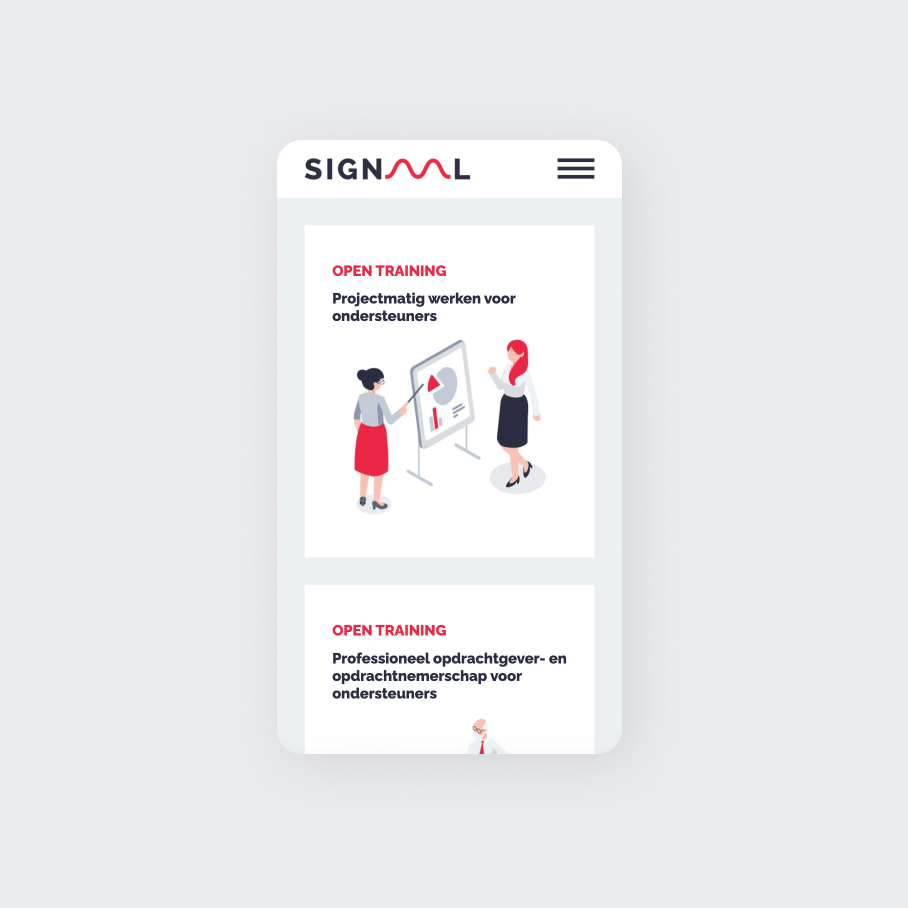 Mobiele website vierkant 4