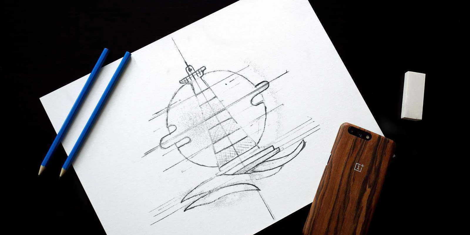 Logo ontwerp schets