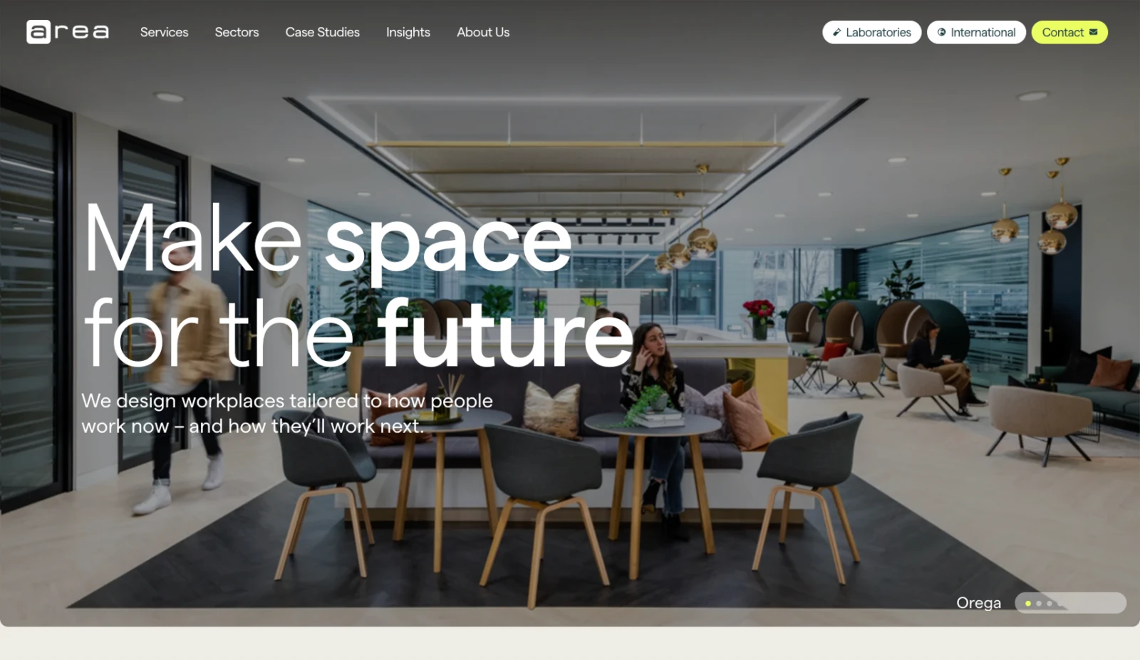Craft CMS website Area
