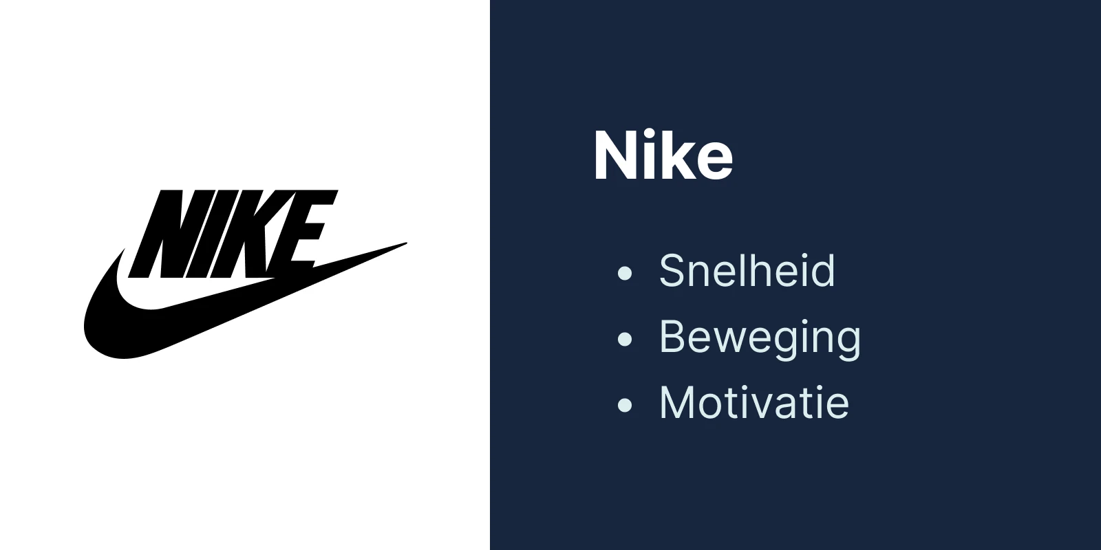 Nike logo betekenis