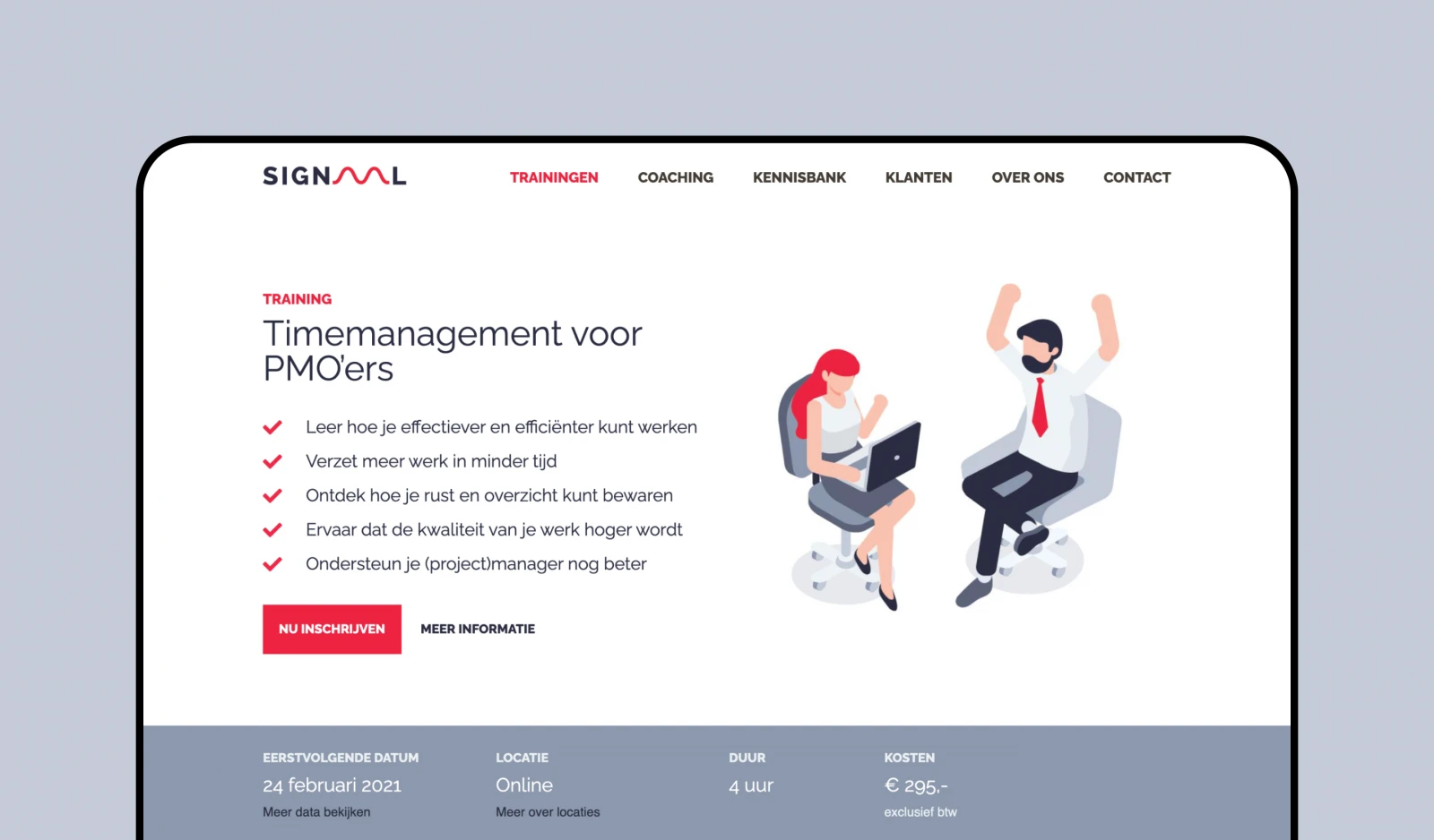 Website trainingen