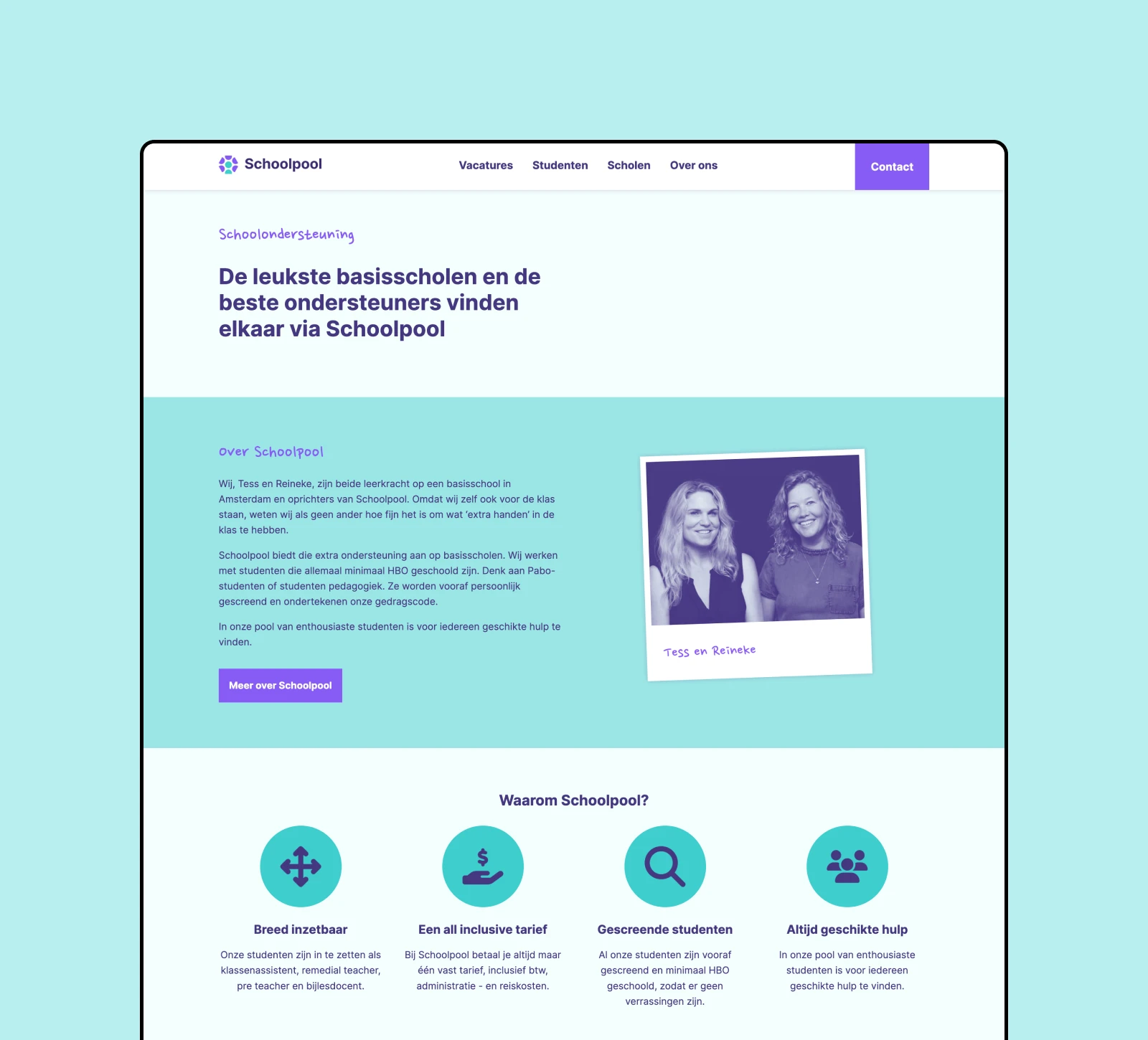 Website Schoolpool