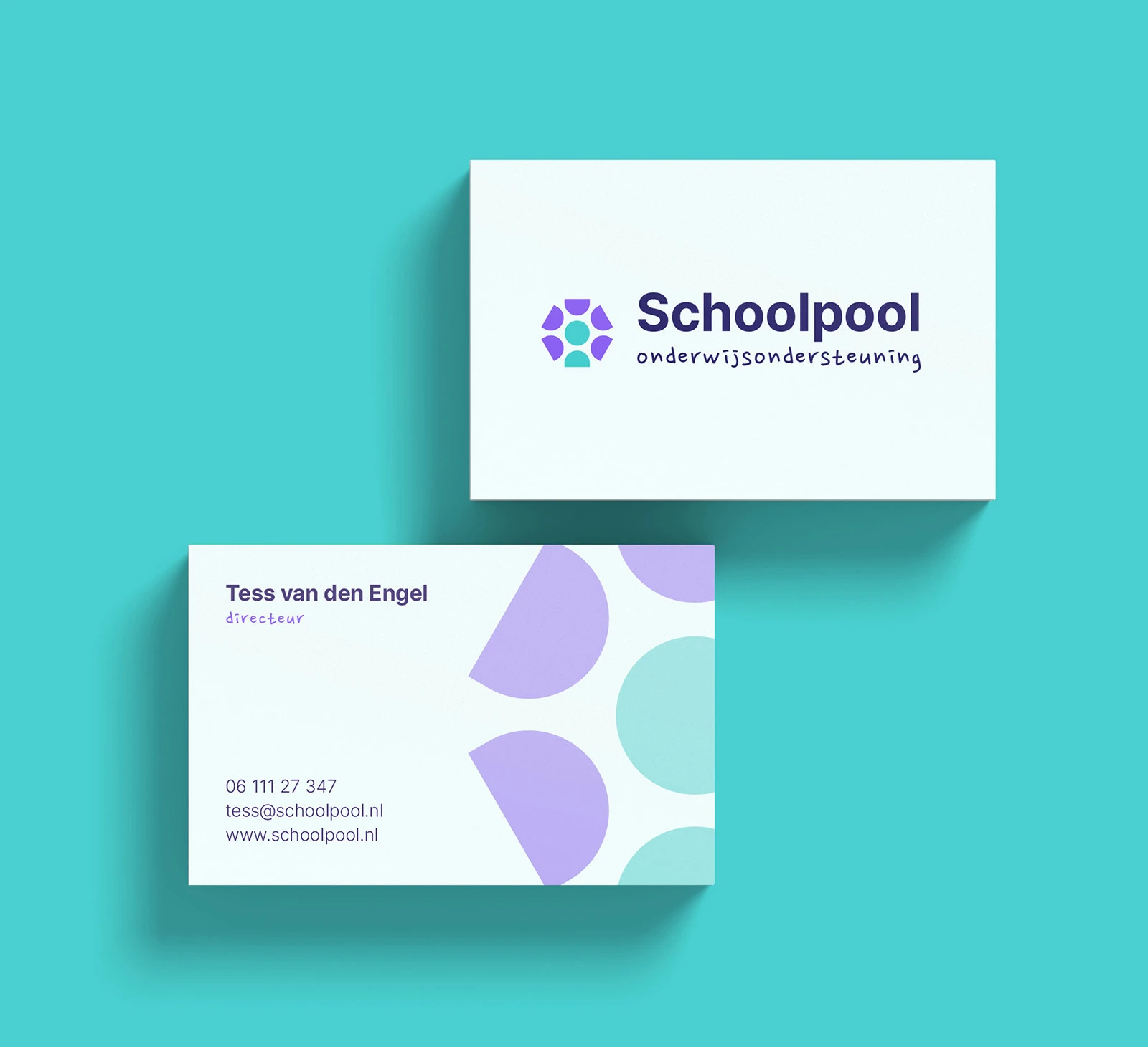 Schoolpool visitekaartjes
