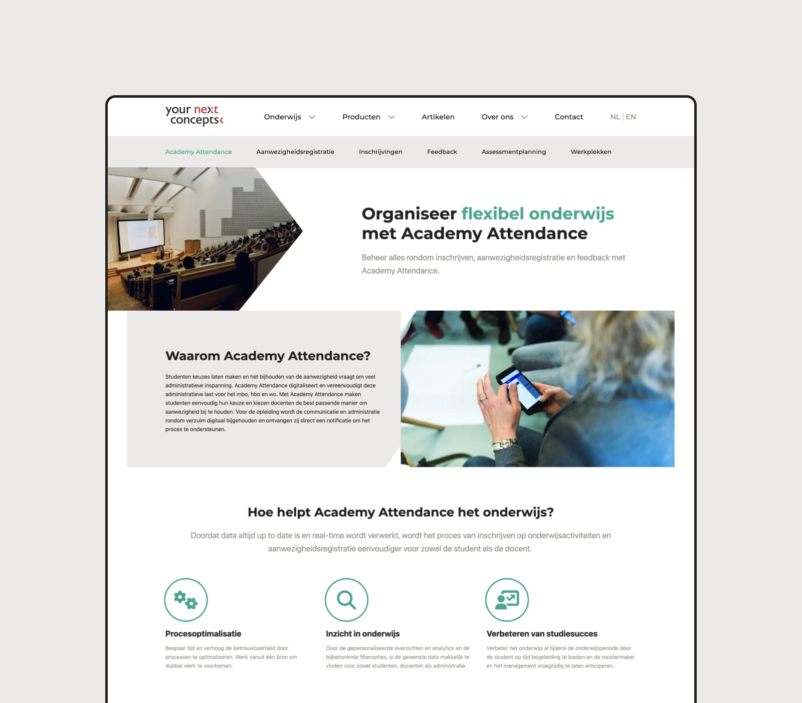 Academy Attendance turquoise