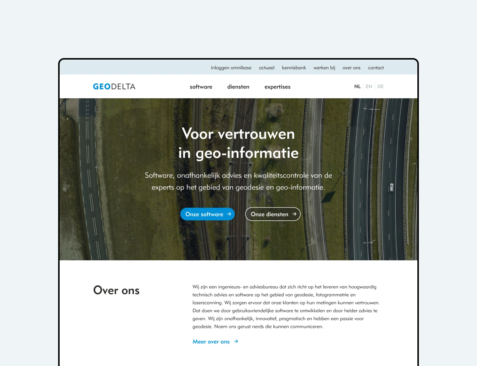Geodelta homepage
