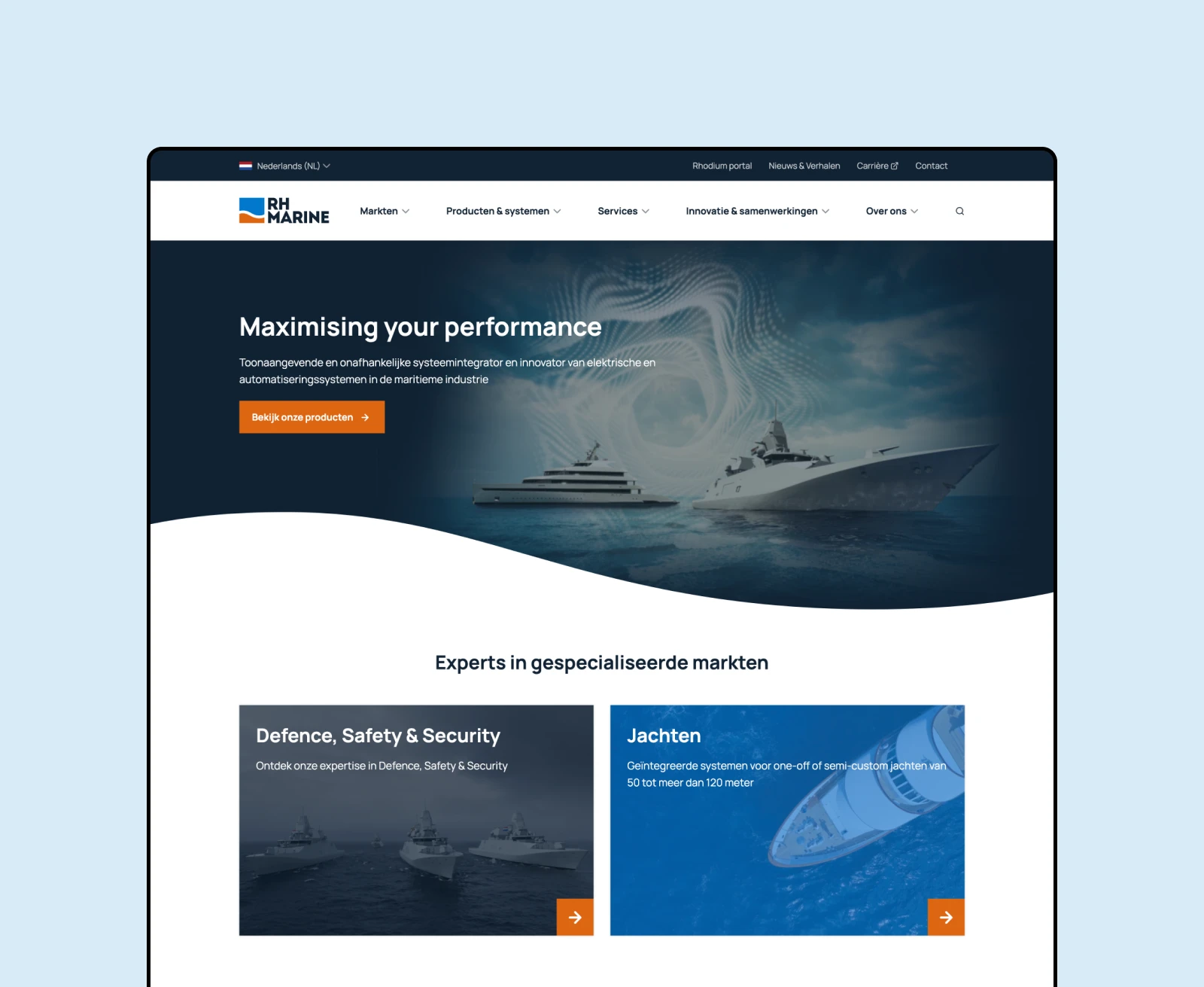 RH Marine home