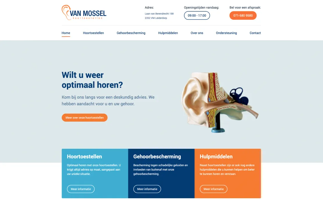 Van Mossel Hoortoestellen (home)